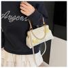 2025 New Spring and Summer Niche Portable Small Square Bag Pearl Shoulder Embroidered Butterfly Cheongsam Messenger Bag