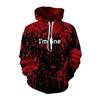 Spring And Autumn Fashion Men's Hoodie Bloody Wound 3D Print Hoodies Street Casual Boy Sweatshirt Men's Oversized Top Clothing