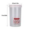 Food Storage Box Round Sealed Plastic Milk Powder Storage Tank With Scale