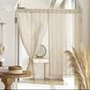 Japanese Cotton & Linen Partition Curtain for Entrance or Bathroom - Feng Shui Design.