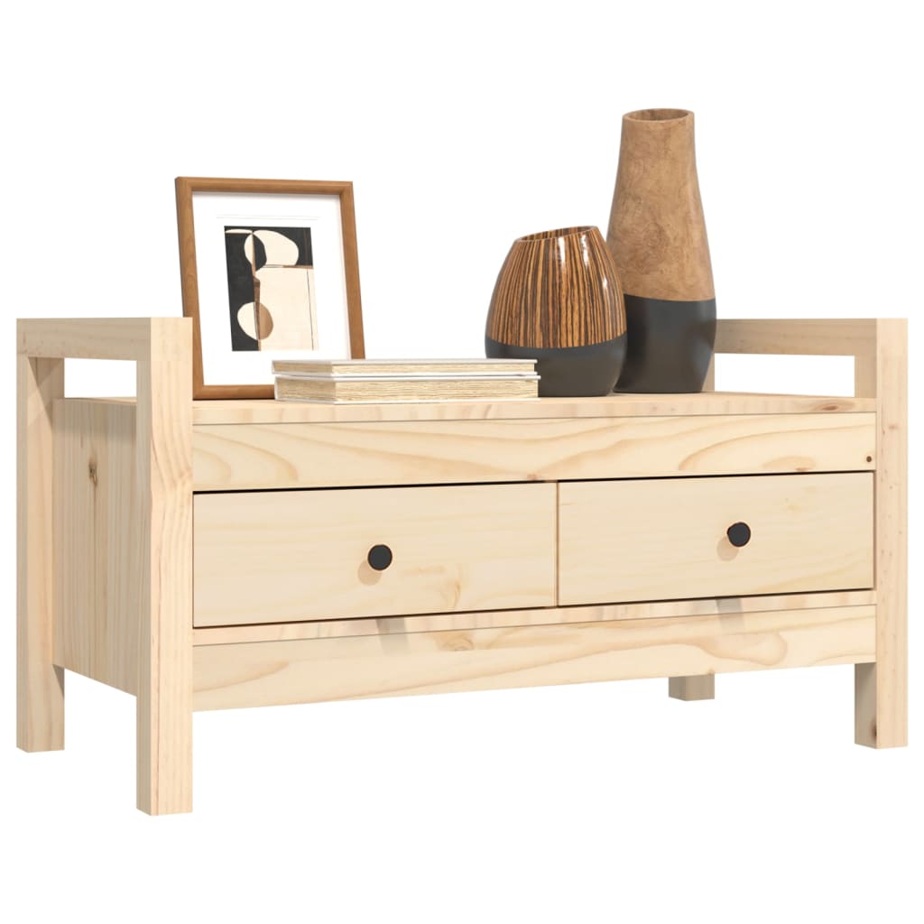 Hallway Bench 80x40x43 cm Solid Wood Pine