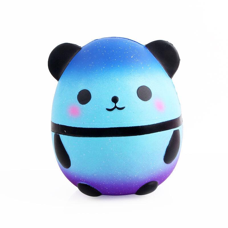 

Милая Панда Большой Мягкий Медленно Поднимающийся Сквиши Игрушка для Сжимания Снятие Стресса Подарок синий