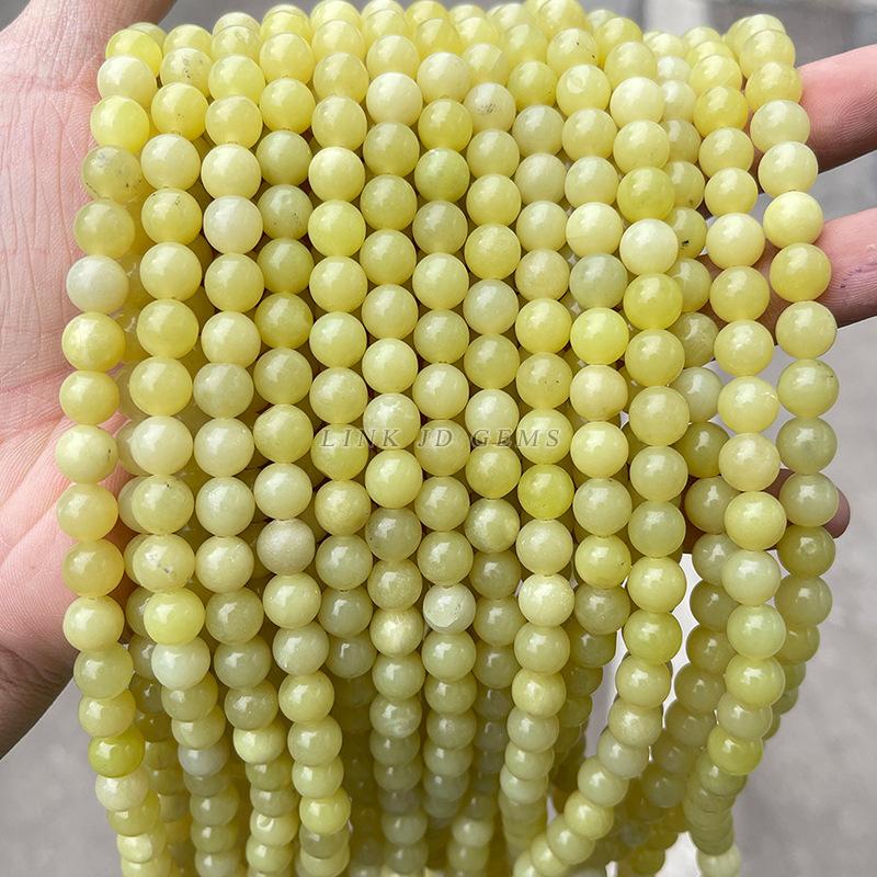 Natural Stone Sea Blue Chalcedony Beads Round Loose Spacer 6 8 10mm Pick Size For Jewelry Making Necklace Bracelet Accessory