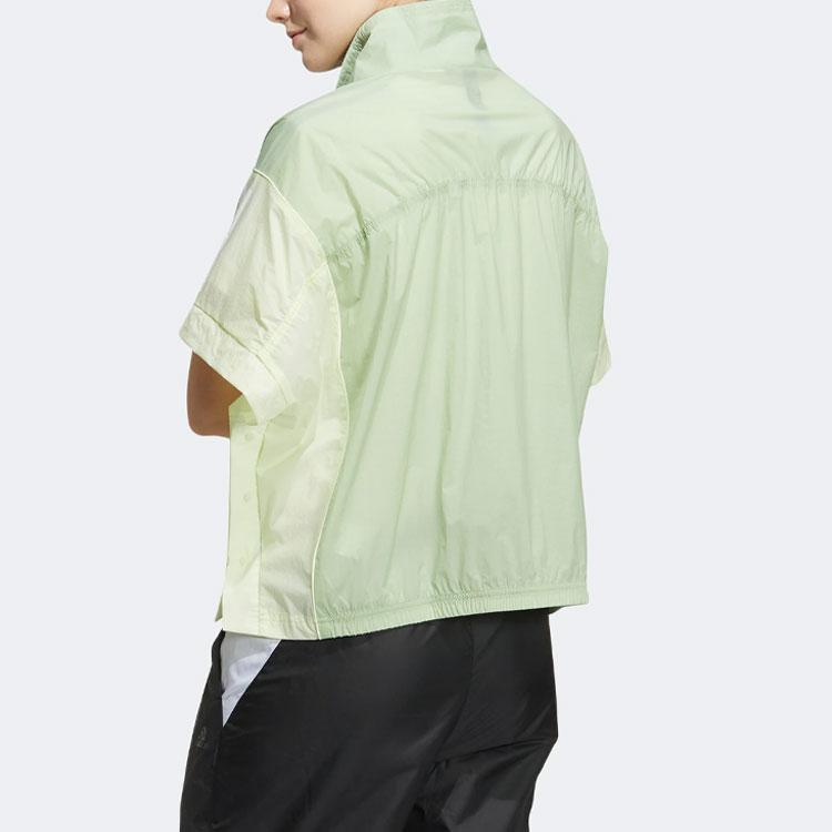 Adidas Outdoor Casual Batwing Sleeve Jacket Women Jacket Green HF2472