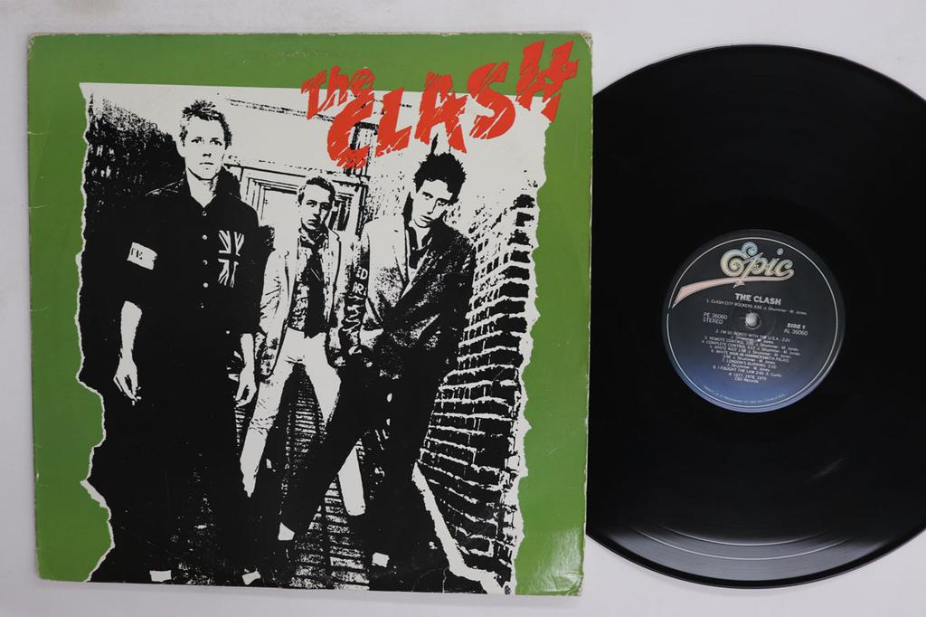 LP Record CLASH Clash PE36060 EPIC US Rock Used