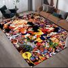 Dragon Ball Square Area Rug, Non-Slip Floor Mat for Living Room, Perfect Gift for Dragon Ball Fans