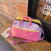 Dopamine Large Capacity Travel Bag: Color-Block Ins Style Sports Fitness & Outdoor Storage Bag