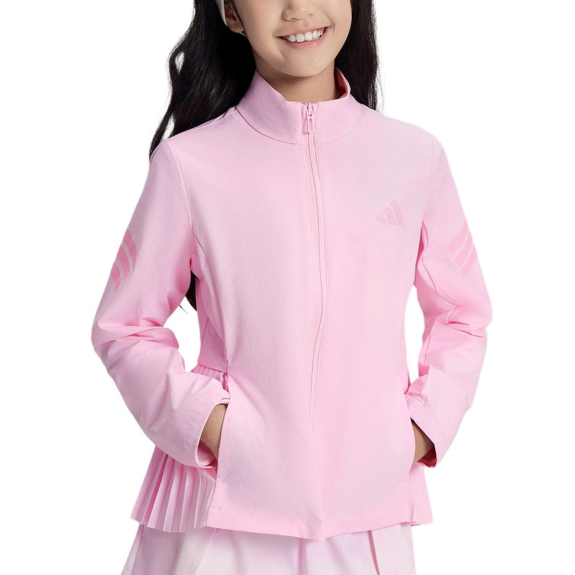 Adidas Woven Panel Comfortable Casual Light Sports Jacket Kids Jacket KS8092 116