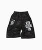 FREEMARIO Travel Camo Bermuda Sweatpants [Black]