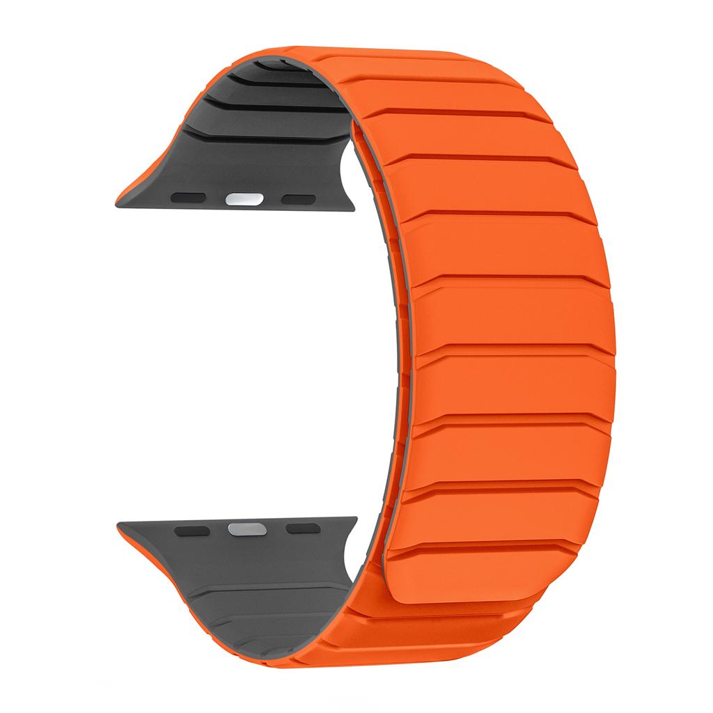 Watch Band For Apple Watch Series 10 9 8 7 SE (2023) SE (2022) SE 6 5 4 3 2 1 42mm 41mm 40mm 38mm Silicone Magnetic Strap