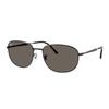 Dark Grey Square Unisex Sunglasses Rb3754 002 B1 60