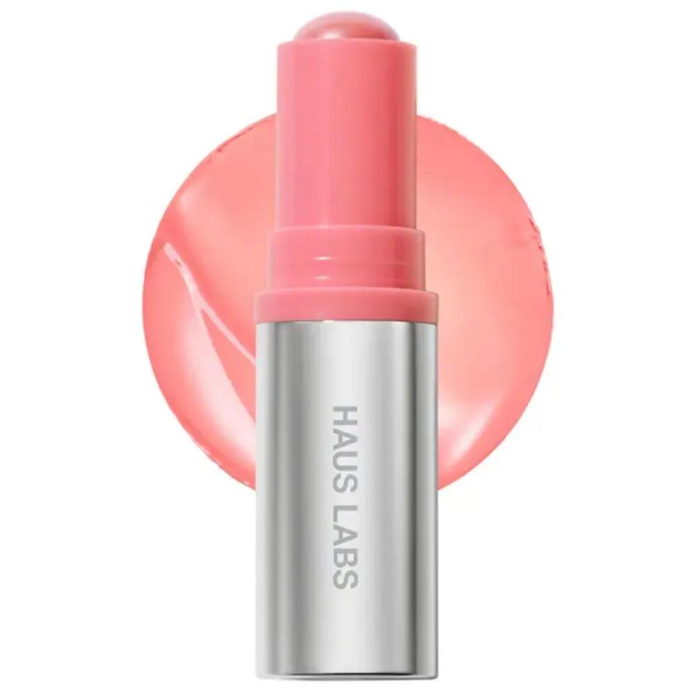 HAUS LABS Color Fuse Glassy Lip Cheek Blush Balm Stick 5g Glassy Pomelo