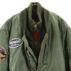 VANSON Flight Jacket L Khaki Blouson Men's Used