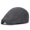 Cotton Newsboy Caps Men Women Hat Soft Casual Beret Solid Unisex Retro Hat Driver Flat Cap Spring Autumn Berets Warm Hats
