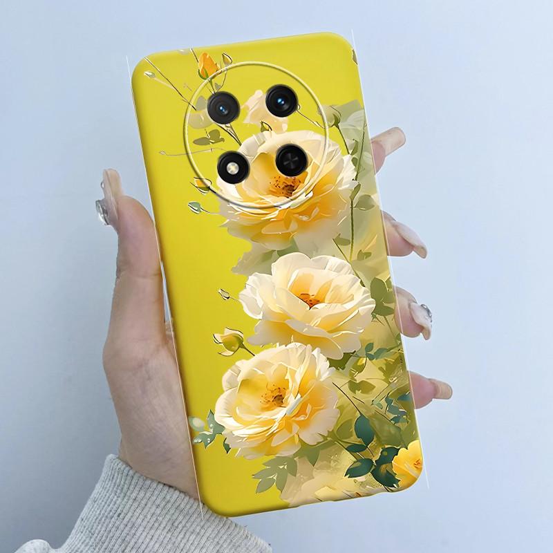 For Honor X9C Case 6.78 inch Bumper Shells Flower Girl Design Soft Silicone Protective Cover for Honor Magic7 Lite Coque fundas