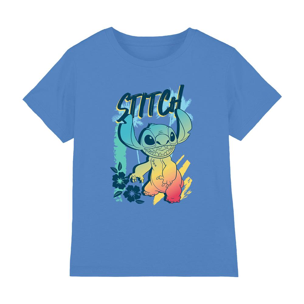 Lilo & Stitch Childrens/Kids Gradient Beach T-Shirt