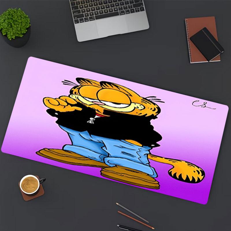 Garfield Print Mouse Pad, for Keyboard Pad Laptop PC Mat for Office Home Use, Desk Decor, Perfect Birthday Gift for Gamers