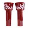 A Pair of Two Flower Vases for Your Gravestone. This Flower Vase Is Perfect for Flowers Prevents Water from Spoiling At the Grave. Cherry Blossom