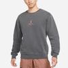 Jordan Gesticktes Logo Sport Strickpullover Sweatshirt Herren Oberteile Dunkelgrau DO2308-010