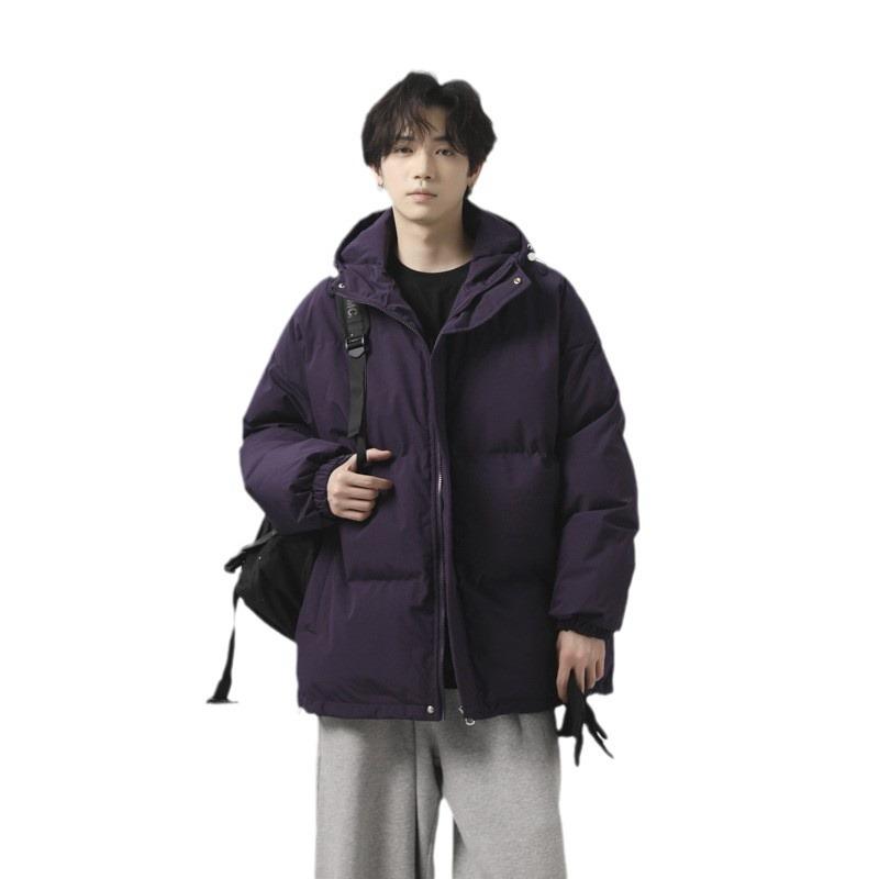 Cotton Clothing Men and Women with The Same Paragraph Winter Loose Hooded Waterproof Cotton Jacket Cotton Jacket Couples Coat Warm Winter Thickening