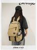 Unisex Korean Style Nylon Backpack: Large Capacity, Lightweight, Ideal for Students & Laptop Use