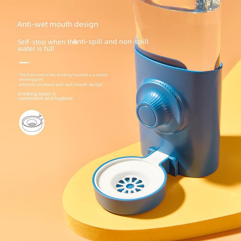 Pet Supplies: Leak-Proof and Bite-Resistant Round Head Water Bottle for Hamsters, Rabbits, and Chinchillas