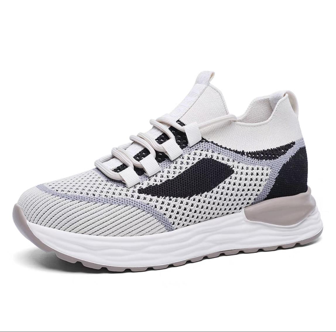 

Новая женская повседневная обувь, дышащая сетчатая обувь, нескользящая легкая спортивная обувь 40 серый