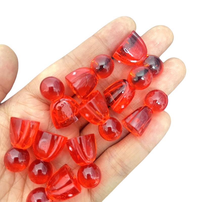 20 Stück 24*16*12mm Spielemarker Acryl Bunt Humanoide Meeples Schachfiguren Für Brettspiel Kartenzubehör