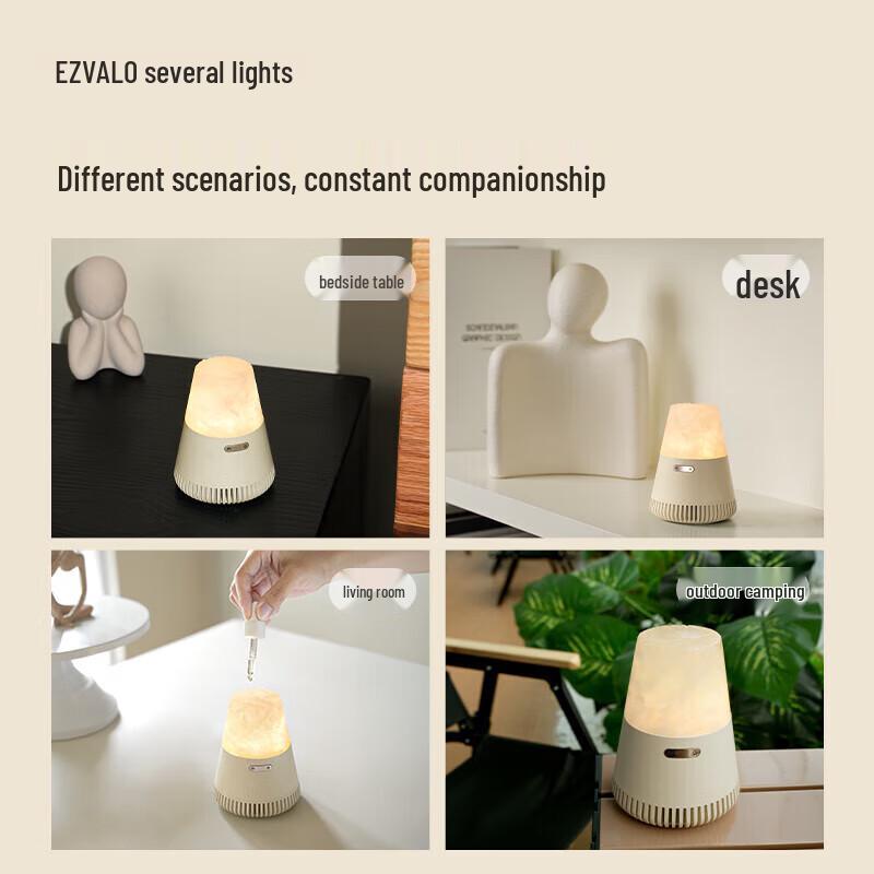Giclight Mineral Stone Aromatherapy Speaker Night Light CN Plug (adapter Included)