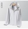 Summer new cool breathable sunscreen clothing women's UV protection outdoor hooded sunscreen clothing men's skin clothing jacket
