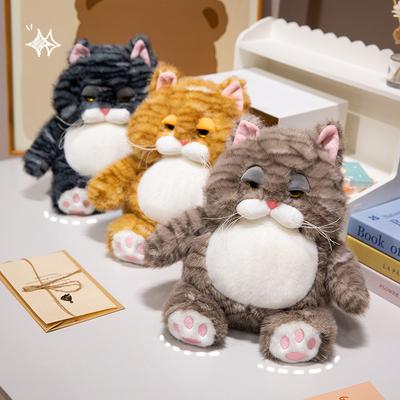Simulation Hanhan Cat Plush Doll Cat Doll Throw Pillow Parent-child Interaction Children's Companionship Gift
