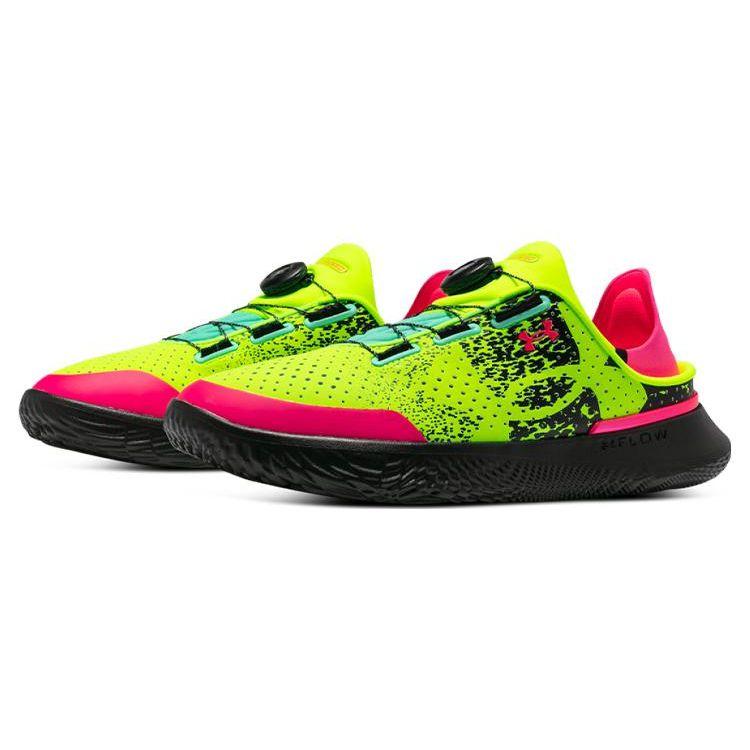 Under Armour Unisex UA Flow Slipspeed Training Shoes Lime Surge Black 3027057-300