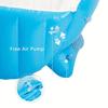 Multifunctional inflatable bath tub - portable, safe, soft, suitable for playing and bathing
