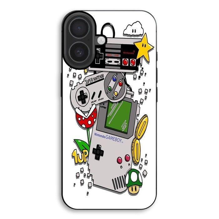 Coque Pour iPhone 17 Consoles nintendo vintage old school