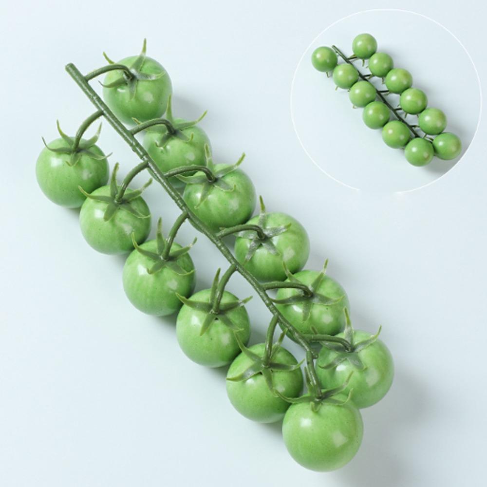Fruit Props Fake Fruit Props Foam Material Foam Tomatoes  Decorative Display зелёный