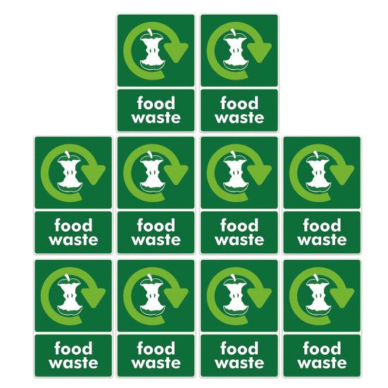 Recyklační nálepka na odpadkový koš Samolepicí Vodotěsné Značky pro třídění odpadu pro Domov Kancelář Byt Hotel Školu A Veřejný prostor