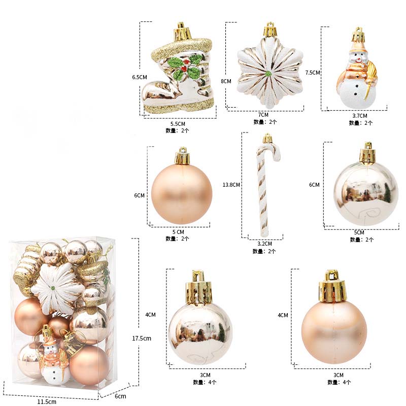 29/20Pcs Christmas Tree Balls Hanging Pendant Candy Cane Pine Cone Ornament Set Christmas Home Decoration 2024 Navidad New Year