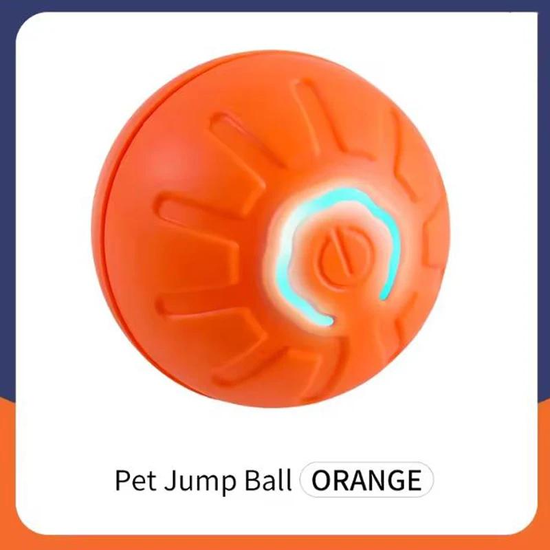 

Smart Pet Toy Ball Electronic Pet Interactive Toy Moving Ball USB Automatic Bouncing Ball Pet Gift Cat Supplies оранжевый