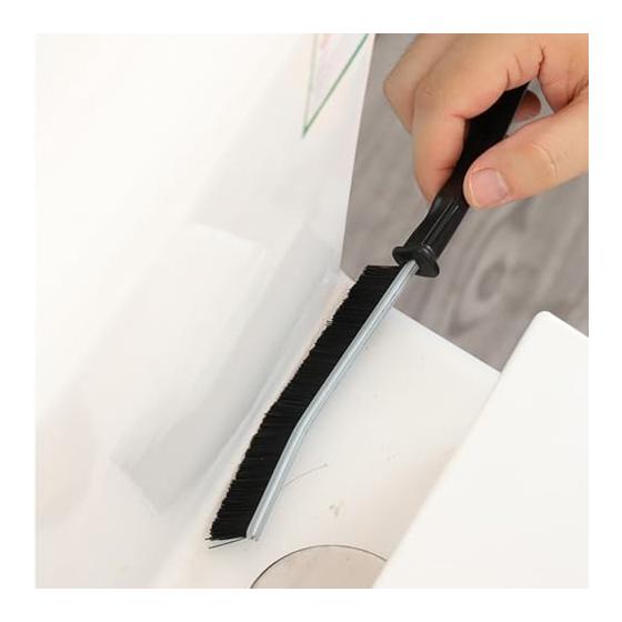 Hard Bristle Cleaning Brush, 5 Pieces Bathroom Cleaning Goods, Long Ergonomic Handle Hard Bristle Brush for Refrigerator Bathtub Sink Stovetop