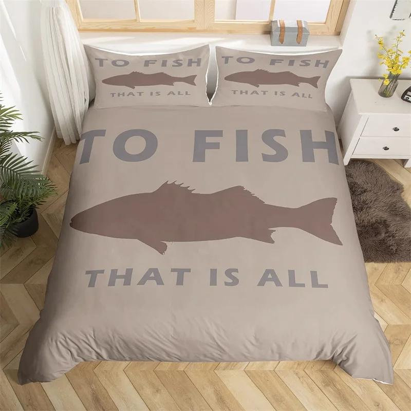 Fishing Soft Duvet Cover Set Twin King For Young Boys Men Rustic Fisherman Warm Comforter Cover Microfiber Wild Cabin Fishing Theme Beding Set