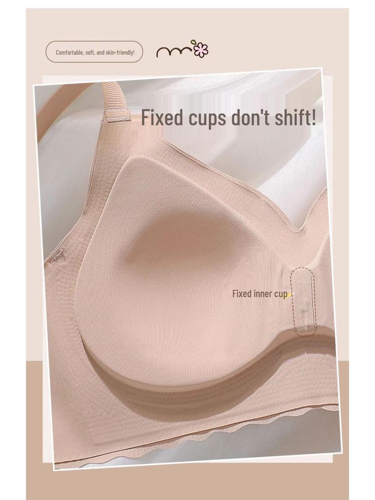 Seamless Small Chest Support Wirefree Sports Bra with Beautiful Back Design