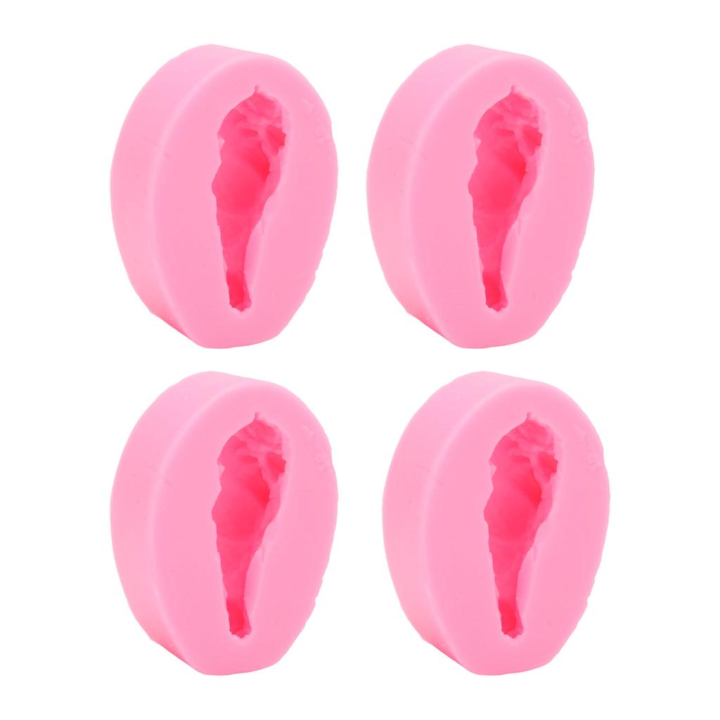 4 Stück Silikonform Drumstick-Form Fondant Silikonform Schokoladenkuchen Dekorationsform DIY Gebäck