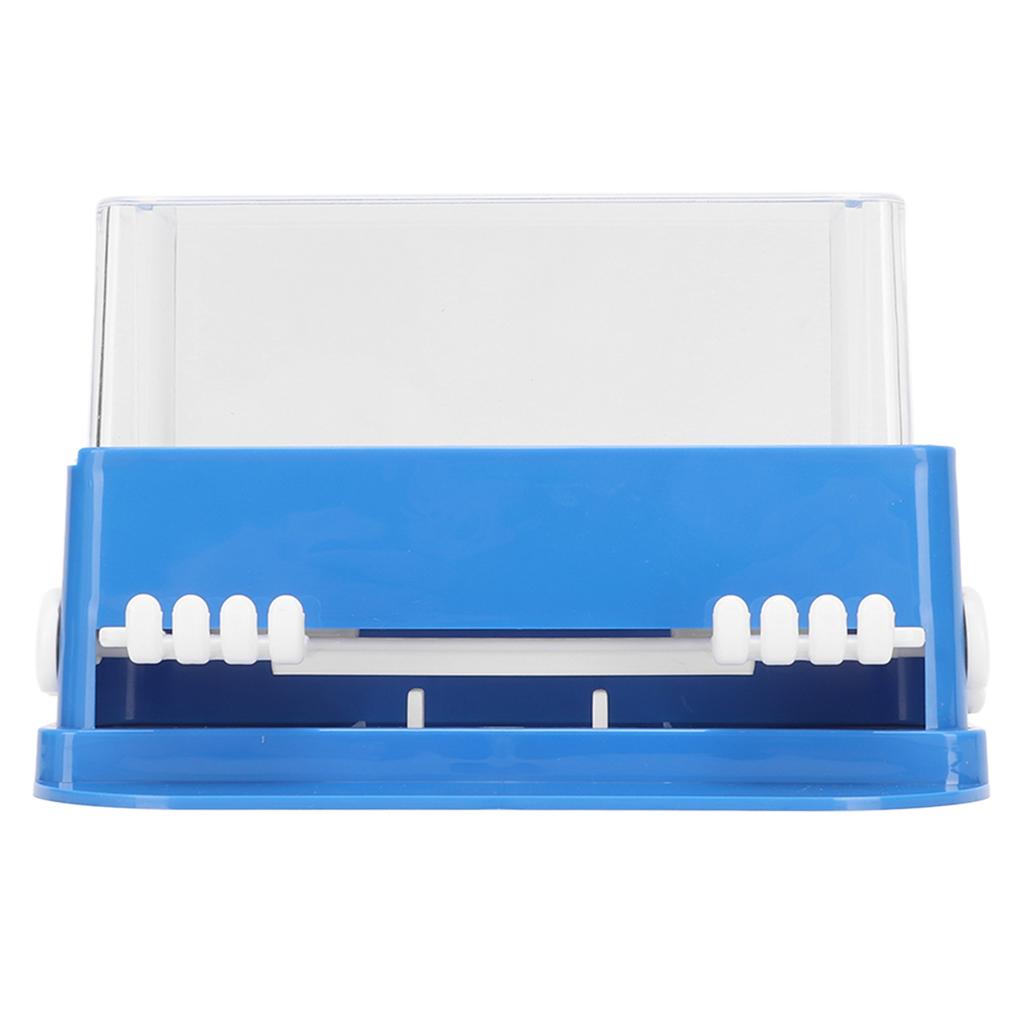 Dental Micro Applicator Dispenser Compact Convenient Large Capacity Dental Cotton Tip Box Blue