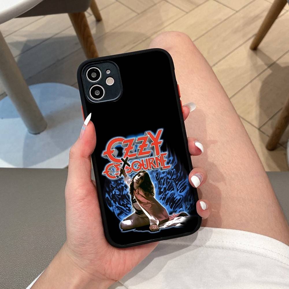 Singer O-Ozzy Osbourne Phone Case For IPhone 14 11 12 13 Mini Pro Max 8 7 Plus X XR XS MAX Translucent Matte Cover