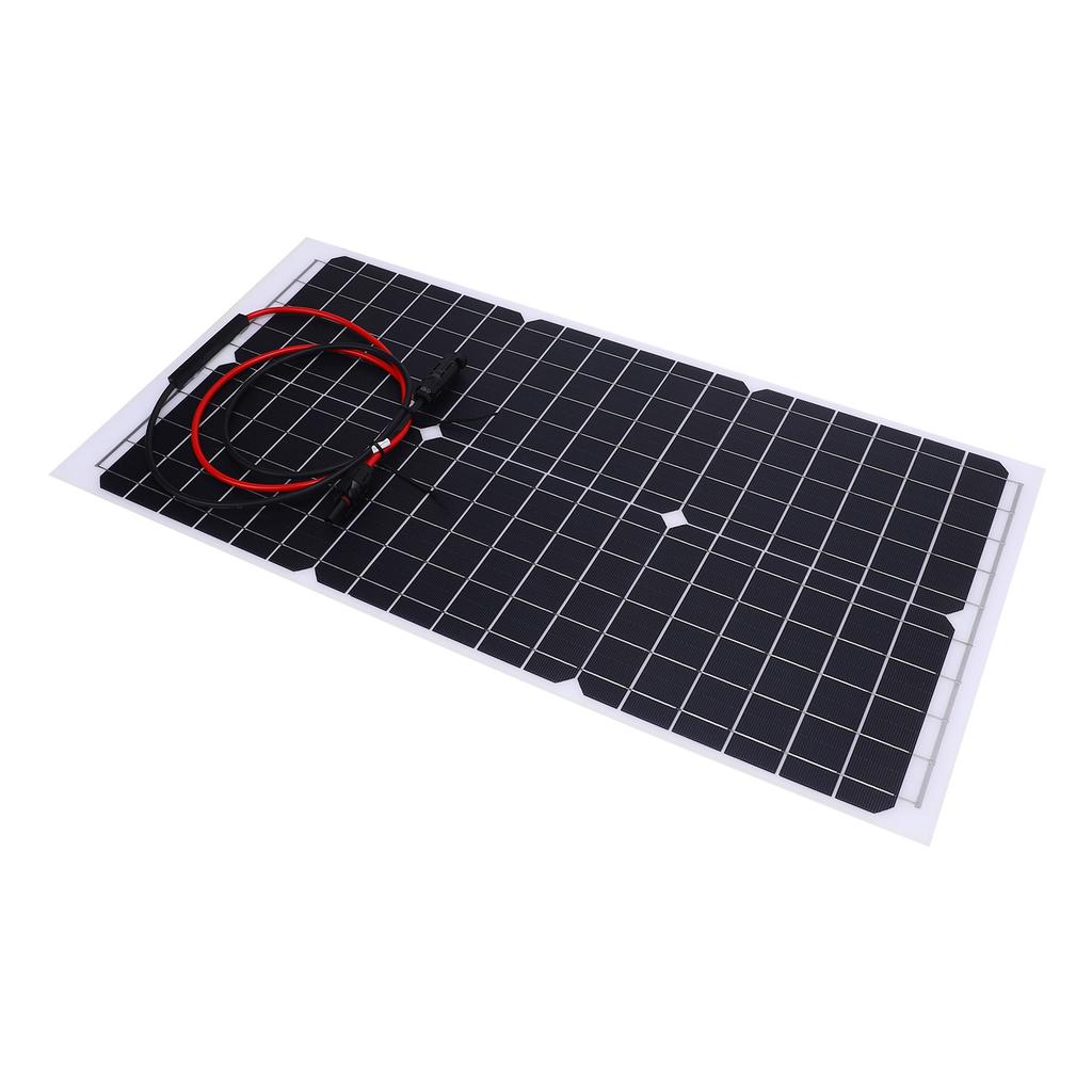 Solar Panel 30W 18V Semi Flexible IP65 Water Proof Monocrystalline Silicon Solar Panel for Camping