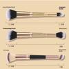 1/3 Stück Doppelseitiger Foundation Make-up Pinsel Angeschrägter Concealer Make-up Pinsel zum Verblenden Flüssig Puder Flauschige Kosmetikwerkzeuge