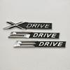 3D Metal Car Badge Logo X Drive XDrive Rear Trunk Emblem Side Fender Decals For X Drive 1 3 5 7 Series Exterior Accessories