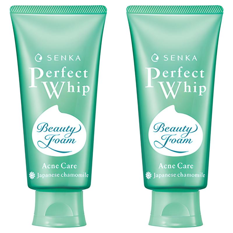 Senka Perfect Whip Acne Care A Reinigungsschaum, 100g, 2 Stück