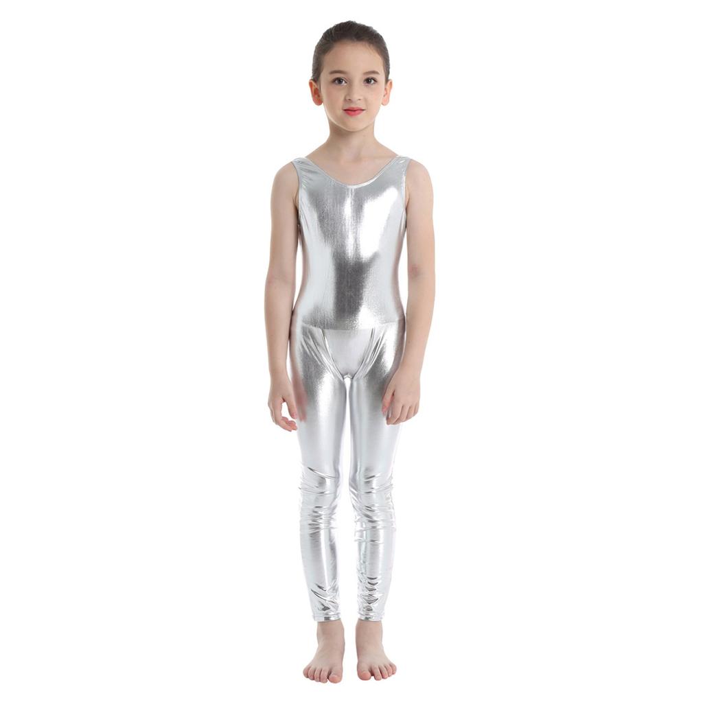 Kids Girls Dance Wear Tank Unitard Bodysuit Gymnastics Leotards Ballet Training Costumes