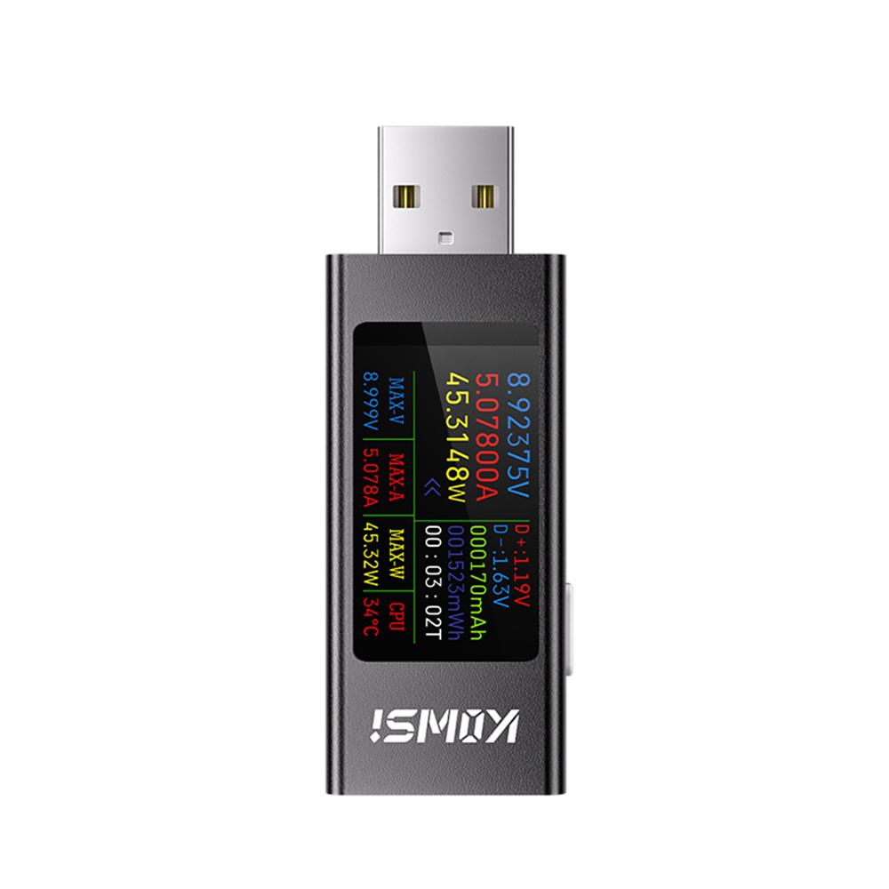 High definition Type-C Current Voltage Monitor Power Meter Tester PD Battery Capacity Digital LCD Display Meter DC 4-30V 0-8/12A